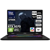 Resim MSI Crosshair 16HX AI D2XWGKG-047XTRHMF60 Ultra 9-275HX 40 GB 4 TB SSD RTX5070 16" W10H Dizüstü Bilgisayar 