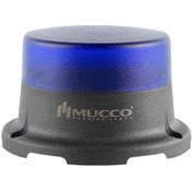 Resim MUCCO Snt-m725-fb Flaşör-buzzer Ledli Mini Tepe Lambası 40-260v Ac/dc-mavi 