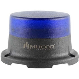 Resim MUCCO Snt-m725-f Flaşör Ledli Mini Tepe Lambası 40-260v Ac/dc-mavi 