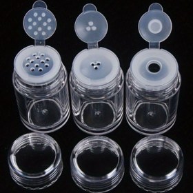 Resim 10ml Boş Toz Kavanozları Plastik Şeffaf İlaç Tozu Kozmetik Konteyner Şişesi Küçük Test Tüpü Saklama Şişesi - Seyahat Aksesuarları 