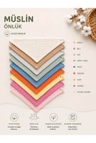 Resim Momynest Müslin Bebek Önlüğü 