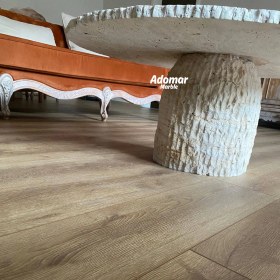 Resim Adomar Marble Doğal Mermer Traverten Orta Sehpa 