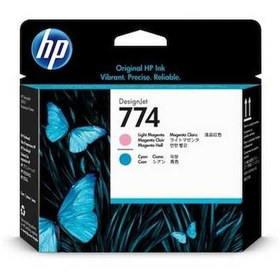 Resim Hp 774 P2V98A Açık Kırmızı Mavi Baskı Kafası Designjet Z6810 