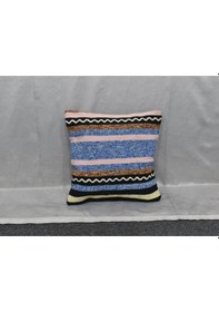 Resim Zehra Abla Halı Yeni El Dokuma Dekoratif Kilim Kırlent Yastık Kılıfı 6005 