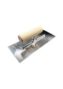 Resim 0.7mm Kalınlık Paslanmaz Çelik Bıçak Ahşap Saplı Sıva Malası Spatula 