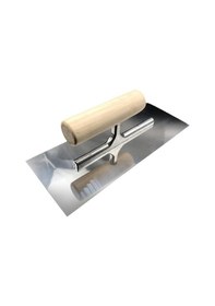 Resim 0.7mm Kalınlık Paslanmaz Çelik Bıçak Ahşap Saplı Sıva Malası Spatula 