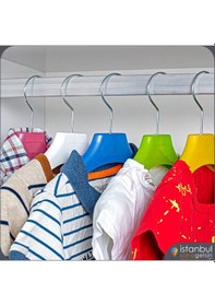 Resim Çocuk Elbise Mont Askısı.Pembe Renk-10 Adet 
