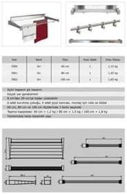Resim Teleskopik Çamaşır Askısı 80cm - 7001 