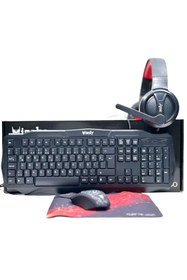 Resim IZOLY İzoly Spectre 4 in 1 Gaming Combo Klavye+Mouse+Kulaklık+Mousepad Seti 