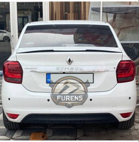 Resim Renault Symbol 2013-2023 Bagaj Üstü Yarasa Spoiler Bagaj Çıtası Piano Black Spoyler 