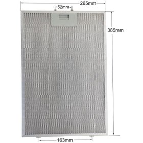 Resim Popüler Siemens LC68WA521, LC74WA521B, LC74WA521 Uyumlu Davlumbaz Filtresi 