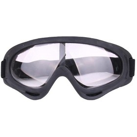 Resim Açık Hava Motosiklet Kayak Gözlükleri Darbeye Dayanıklı Rüzgar Geçirmez Göz Koruma Gözlükleri Şeffaf 