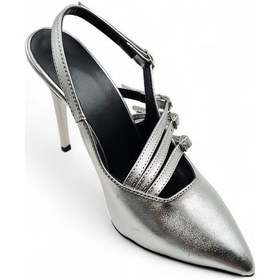 Resim Silvera Gümüş Kadın Stiletto Topuklu Ayakkabı Gümüş 