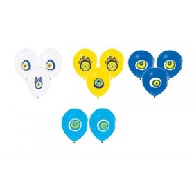 Resim Nazar Boncuğu Karışık Renkli Balon 