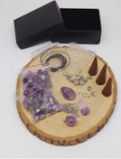 Resim Ametist Taşı Hediyelik - Kutulu Doğaltaş Başlangıç Seti 56010 