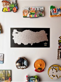 Resim Genel Markalar Magnet Türkiye Haritası - Kolay Kazınabilir Harita - Scratch Map - Tarvel and Scratch 