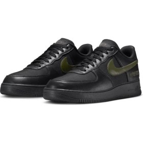 Resim Nike Air Force 1 Low Gore-Tex 'black Cargo Khaki' Erkek Su Geçirmez Siyah Spor Ayakkabı HV3959-010 