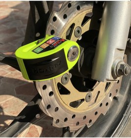 Resim Armor 606Mva 6 Mm Renkli Alarmlı Disk Kilidi Reflektif Sarı 