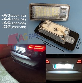 Resim Audi A3 (2005-2012) A3 Led Plaka Aydınlatma 