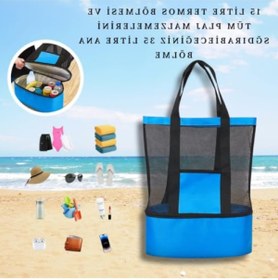 Resim markentegra 50 Litre Kapasiteli Termos Bölmeli Piknik Çantası 