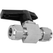 Resim Aubyhe 304 Paslanmaz Çelik İğne Valfi, 6.4mpa Yüksek Basınçta Su/gaz/sıvı Akış Kontrolü, Çift Kartuş Bağlantı, 1/2" Dn15 