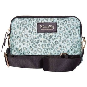 Resim Green Marmar Çapraz Askılı Çanta Siyah 