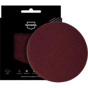 Resim Nasiol Özel Hava Kanallı Polisaj Süngeri/Pedi-Ağır Çizik Giderici-150mm-Bordo-Araç Pasta Cila Pedi 