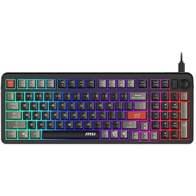 Resim Msı Forge Gk110 Rgb %96 Membrane Switch Kablolu Oyuncu Klavyesi Ckckmsı0010 