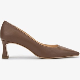 Resim Valmenti Sergio Kadın Taba Hakiki Deri Topuklu Ayakkabı 613 27596 Bn Ayk Y24 Taba 