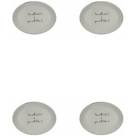 Resim Porland Hope Kayık Tabak 28cm 4'lü 04lfh000467 