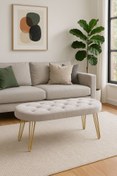 Resim Zem Louca Bench, Kırık Beyaz Gold 