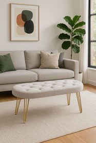 Resim Zem Louca Bench, Kırık Beyaz Gold 