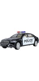 Resim Vardem Işıklı Sesli Kapıları Açılan Çekbırak Mercedes Polis Arabası Özel Yapım 