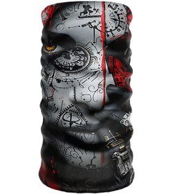Resim Bebo Store Face-165 Extreme Spor Motor Ve Bisiklet Kullananlara Özel Desenli Buff Boyunluk Bandana Balaklava Çok Renkli 