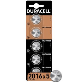 Resim Duracell CR2016 Lityum Düğme Pil 5'li Paket 