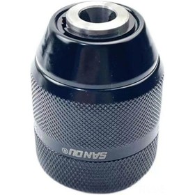 Resim Maiyame 0.8-10mm Metal Kaynakli Otomatik Kilitleme Somun Ucu, 3/8-24unf Uyumlu, El İle Sabitlenebilir, Elektrikli Matkap Aksesuvarı 