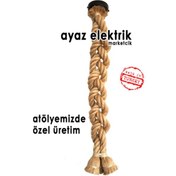 Resim 60Cm 3 Lü Duylu Ve Rozanslı 2Cm-Siyah Duy 