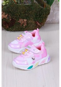 Resim Vicco 346.b25y.177 Pembe Gelato Hafif Rahat Işıklı Kız Çocuk Ayakkabı Pembe 