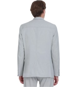 Resim Hatemoğlu Gri Comfort Fit Mono Yaka Casual Takım Elbise Gri 