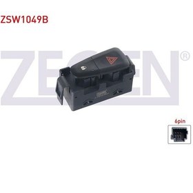 Resim Kapı Kılıt Ve Flasor Anahtarı 6 Pın Renault Megane Iıı - Scenıc 