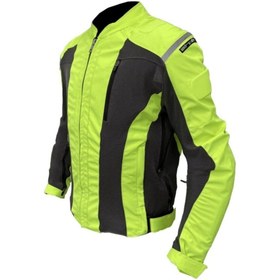 Resim Anka Hp Air Teh 4 Korumalı Neon Yazlık Motosiklet Montu L Beden 