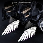 Resim 2/1 adet Angel Wings Araba Kapısı Hoşgeldiniz Işıkları - Mini, Taşınabilir Tasarım ile LED Aydınlatma, Pil ile Çalışır (Piller Dahil Değildir) - Etkinlik Erişimi ve Parti Atmosferi için İdeal, Araba Kapısı için Hoşgeldiniz Işığı, Pil Olmadan 