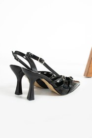 Resim Zişan Shoes KLEOPATRA Rugan Topuklu 9 cm ayakkabısı 