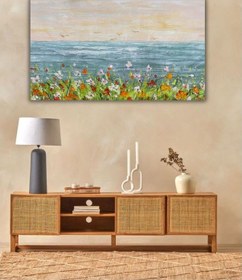 Resim Yağlı Boya Tablo %100 El Yapımı 115cmx70cm Deniz Manzara 