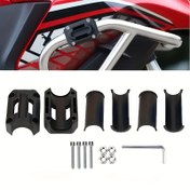 Resim 1 Takım Evrensel Motor Çarpışma Koruyucu - Tüm Araç Modelleri için Dayanıklı Plastik Çarpışma Çubuğu Koruması, Dört Tekerlekli Sürüşlü Araçlar ve Motosikletler İçin İdeal, Şık Kırmızı Motosiklet Aksesuarları | Sağlam Plastik 