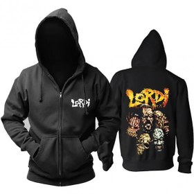 Resim GALASHOP Lordi Hoodie Finland Metal Fermuarlı Kapşonlu 