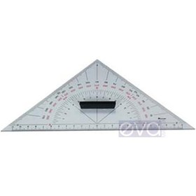 Resim Sealux Marine Açı Ölçer Üçgen Gönye 20cm Harita Tekne Gemi Vs.. 