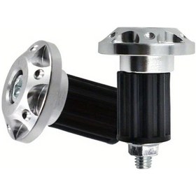 Resim Tongdashop 2 Adet Gümüş Motorcu Gidon Ucu Tıkacı Kapakları Aksesuar Yükseltme 