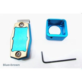 Resim Yaozixa Magneetik Metal Bilardo Çokrenkli Mavi+kahve Çoğunluklu Kullanimlı Top Ve Aksesuar Tutucu Aparat 