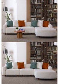 Resim Yoda Sağ Köşe Koltuk Takımı Krem 